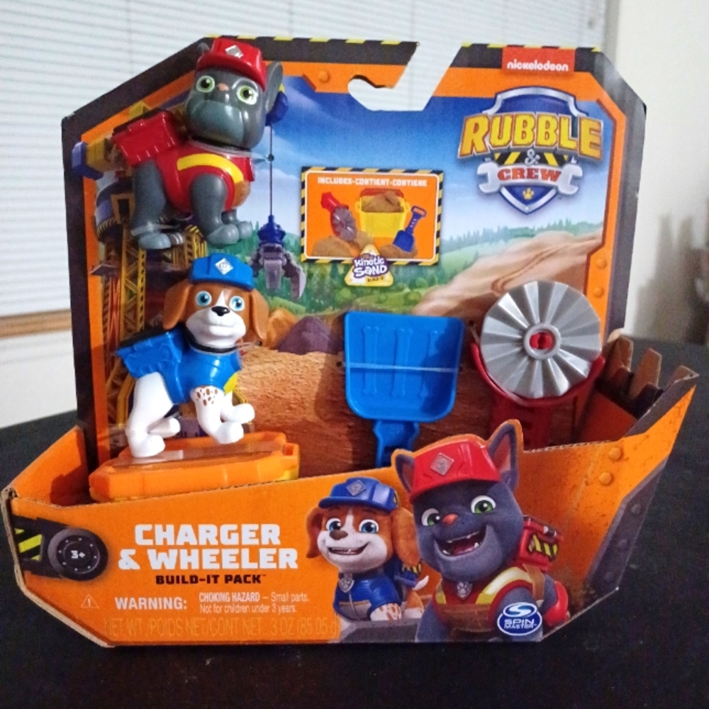 Rubble and crew  charger and wheeler new.